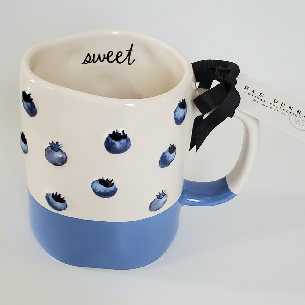 NEW Rae Dunn SWEET Summer Blueberry Mug 2026 Release NWT